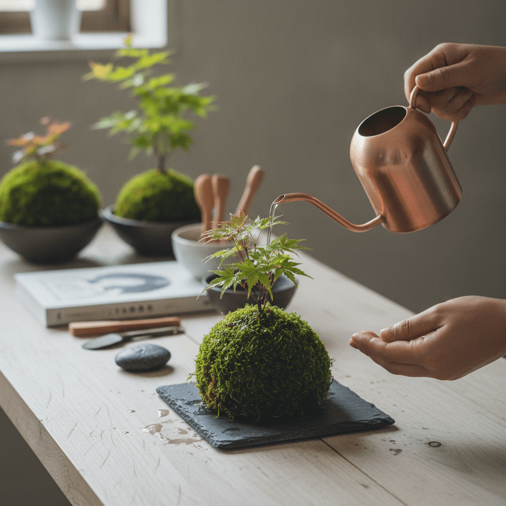 苔玉水やりの「感性のコツ」:Hoshinchu式、植物と空間を調律する